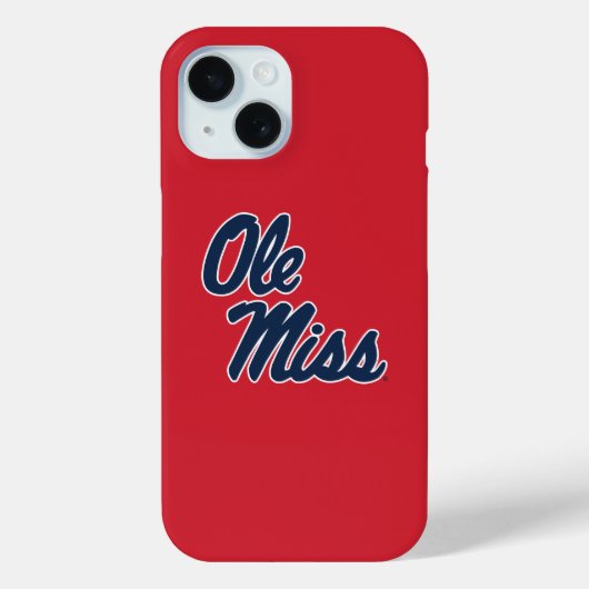 Universität Mississippi | Ole Miss Script Case-Mate iPhone Hülle (Rückseite)