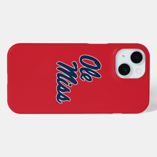 Universität Mississippi | Ole Miss Script Case-Mate iPhone Hülle (Rückseite (Horizontal))