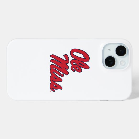 Universität Mississippi | Ole Miss Script Case-Mate iPhone Hülle (Rückseite (Horizontal))