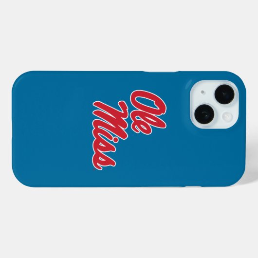 Universität Mississippi | Ole Miss Script Case-Mate iPhone Hülle (Rückseite (Horizontal))