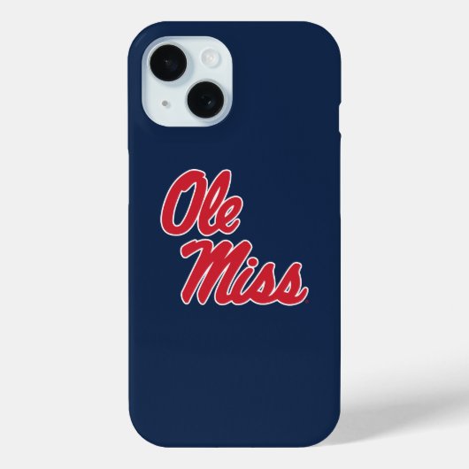 Universität Mississippi | Ole Miss Script Case-Mate iPhone Hülle (Rückseite)
