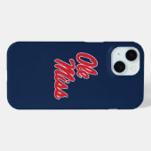 Universität Mississippi | Ole Miss Script Case-Mate iPhone Hülle (Rückseite (Horizontal))