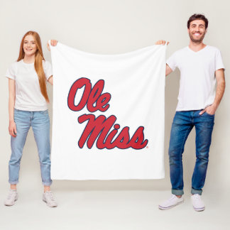 Universität Mississippi | Ole Miss Script Fleecedecke