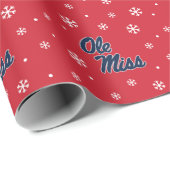 Universität Mississippi | Ole Miss Script Geschenkpapier (Rolleneckpunkt)