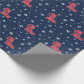 Universität Mississippi | Ole Miss Script Geschenkpapier (Ecke)