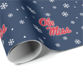 Universität Mississippi | Ole Miss Script Geschenkpapier (Rolleneckpunkt)