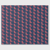 Universität Mississippi | Ole Miss Script Geschenkpapier (Flach)