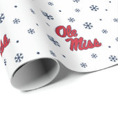 Universität Mississippi | Ole Miss Script Geschenkpapier (Rolleneckpunkt)