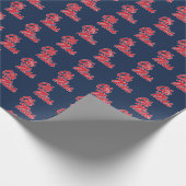 Universität Mississippi | Ole Miss Script Geschenkpapier (Ecke)