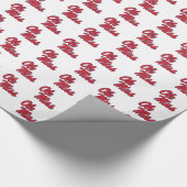 Universität Mississippi | Ole Miss Script Geschenkpapier (Ecke)
