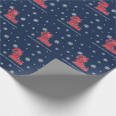 Universität Mississippi | Ole Miss Script Geschenkpapier (Ecke)
