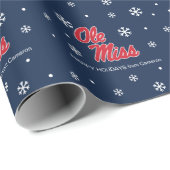 Universität Mississippi | Ole Miss Script Geschenkpapier (Rolleneckpunkt)