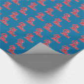 Universität Mississippi | Ole Miss Script Geschenkpapier (Ecke)