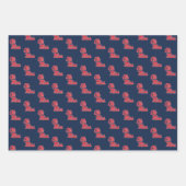 Universität Mississippi | Ole Miss Script Geschenkpapier Set (Vorderseite 2)
