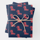 Universität Mississippi | Ole Miss Script Geschenkpapier Set (Beispiel)
