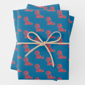 Universität Mississippi | Ole Miss Script Geschenkpapier Set (Beispiel)