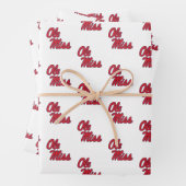 Universität Mississippi | Ole Miss Script Geschenkpapier Set (Beispiel)