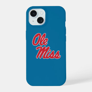 Universität Mississippi | Ole Miss Script iPhone 15 Hülle