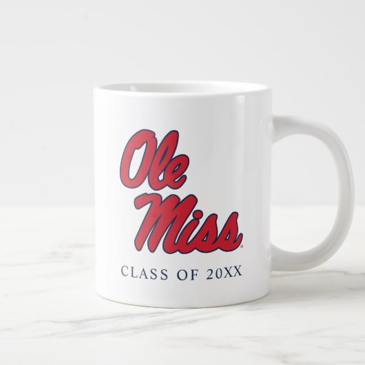 Universität Mississippi | Ole Miss Script Jumbo-Tasse (Rechts)