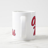 Universität Mississippi | Ole Miss Script Jumbo-Tasse (Rückseite)