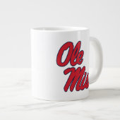 Universität Mississippi | Ole Miss Script Jumbo-Tasse (Vorderseite Rechts)