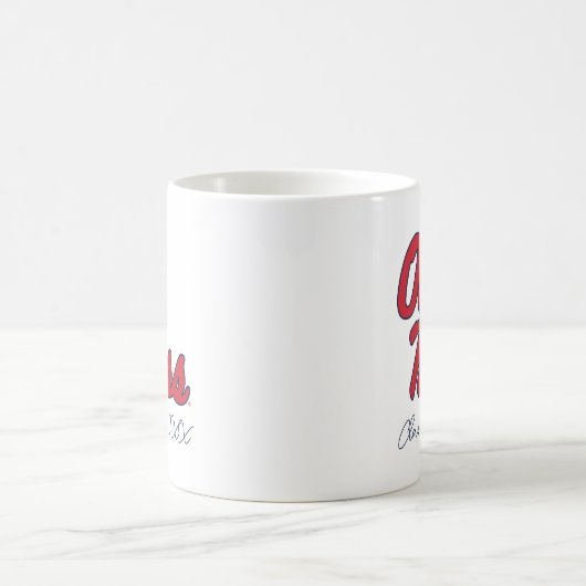 Universität Mississippi | Ole Miss Script Kaffeetasse (Mittel)