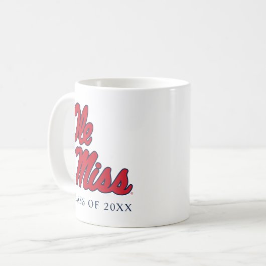 Universität Mississippi | Ole Miss Script Kaffeetasse (Vorderseite Links)