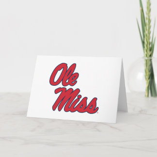 Universität Mississippi | Ole Miss Script Karte