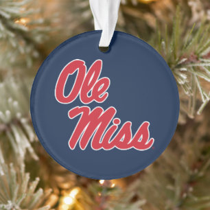 Universität Mississippi   Ole Miss Script Ornament