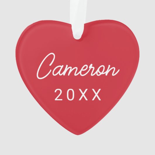 Universität Mississippi | Ole Miss Script Ornament (Rückseite)