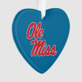 Universität Mississippi | Ole Miss Script Ornament (Vorderseite)
