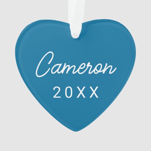 Universität Mississippi | Ole Miss Script Ornament (Rückseite)