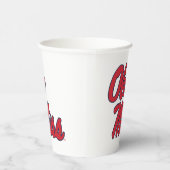 Universität Mississippi | Ole Miss Script Pappbecher (Rechts)