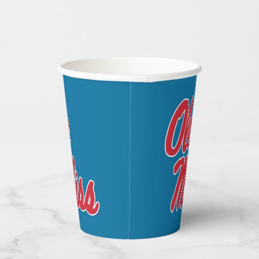 Universität Mississippi | Ole Miss Script Pappbecher (Rechts)