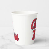 Universität Mississippi | Ole Miss Script Pappbecher (Rechts)