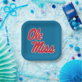 Universität Mississippi | Ole Miss Script Pappteller (Party)