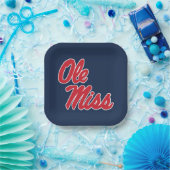 Universität Mississippi | Ole Miss Script Pappteller (Party)