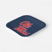 Universität Mississippi | Ole Miss Script Pappteller (Gewinkelt)