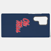 Universität Mississippi | Ole Miss Script Samsung Galaxy Hülle (Rückseite (Horizontal))