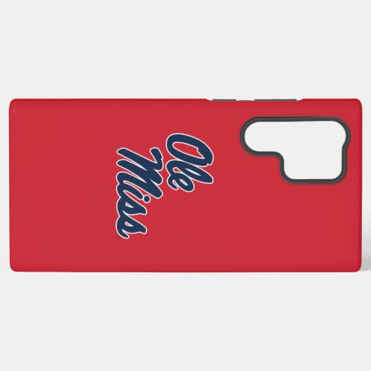 Universität Mississippi | Ole Miss Script Samsung Galaxy Hülle (Rückseite (Horizontal))
