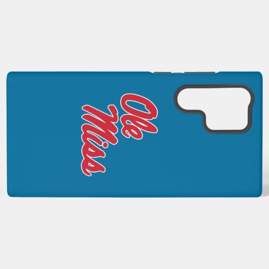 Universität Mississippi | Ole Miss Script Samsung Galaxy Hülle (Rückseite (Horizontal))