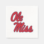 Universität Mississippi | Ole Miss Script Serviette (Vorderseite)