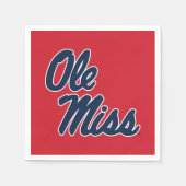 Universität Mississippi | Ole Miss Script Serviette (Vorderseite)