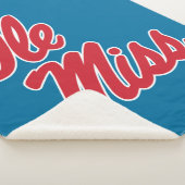 Universität Mississippi | Ole Miss Script Sherpadecke (3/4)