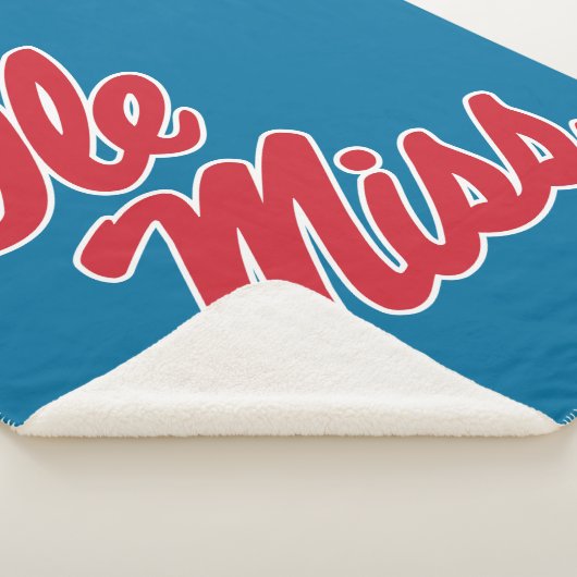 Universität Mississippi | Ole Miss Script Sherpadecke (3/4)