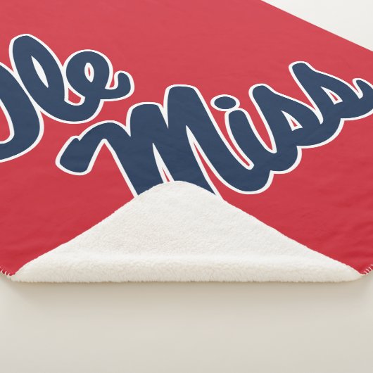 Universität Mississippi | Ole Miss Script Sherpadecke (3/4)