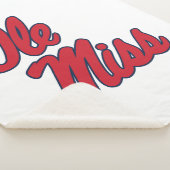 Universität Mississippi | Ole Miss Script Sherpadecke (3/4)