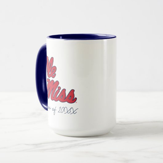 Universität Mississippi | Ole Miss Script Tasse (Vorderseite Links)
