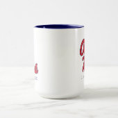Universität Mississippi | Ole Miss Script Tasse (Zentrum)