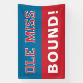 Universität Mississippi | Ole Miss Wordmark Banner (Vertikal)